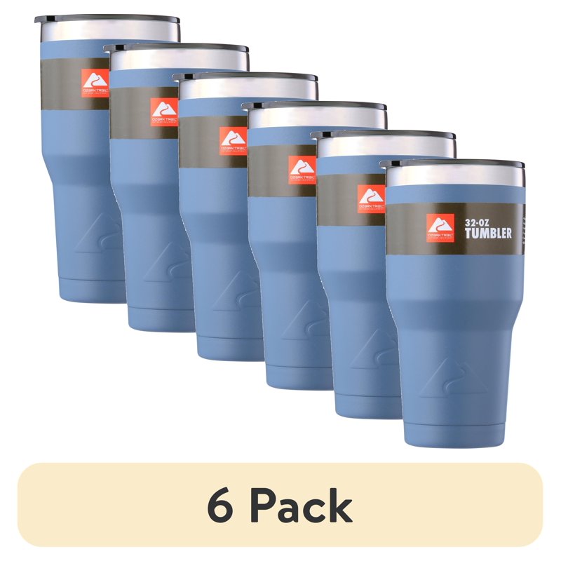 32 oz Stainless Steel Insulated Tumbler - 6 Pack, Indigo Blue