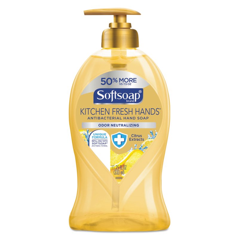 Antibacterial Kitchen Liquid Hand Soap, Odor-Neutralizing, 6-Pack