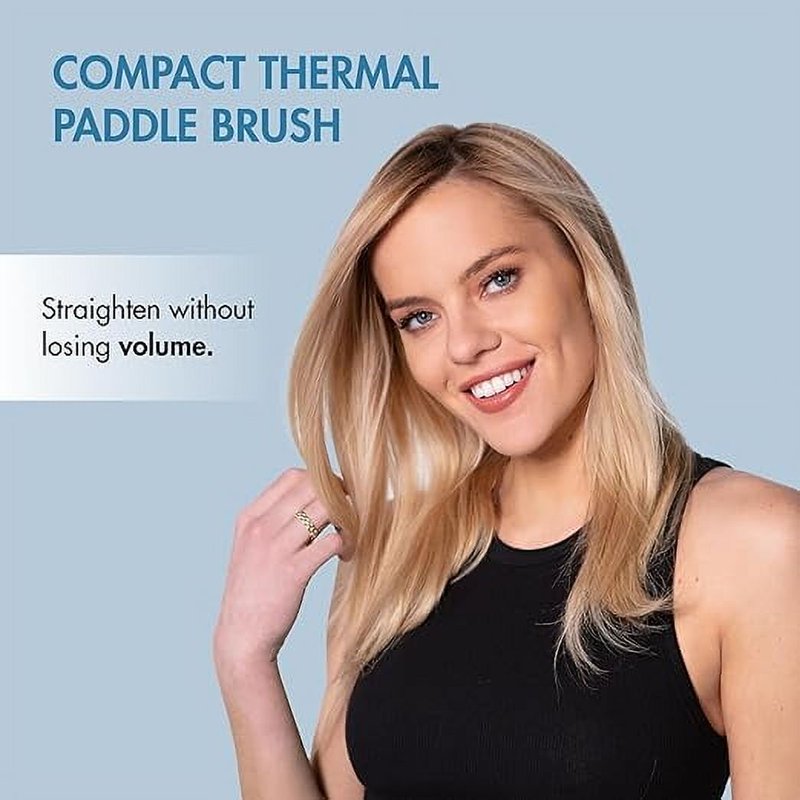 Nano Titanium Compact Thermal Paddle Brush - Single Pack