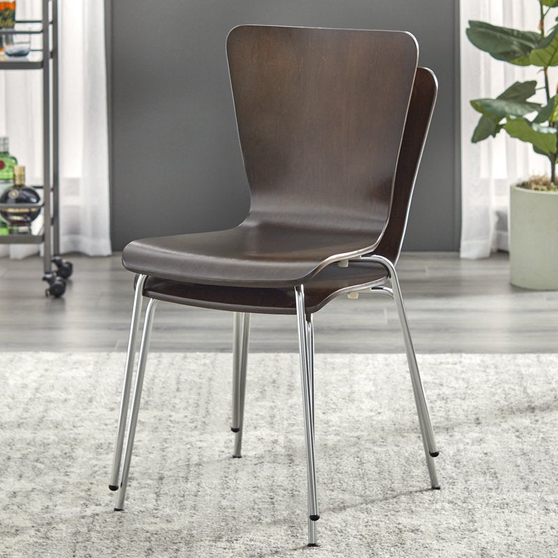 Pisa Bentwood Chair Set of 2 - Espresso Color