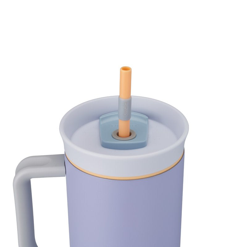 40oz Stainless Steel Tumbler - Light Purple, Insulated with 2-in-1 Lid
