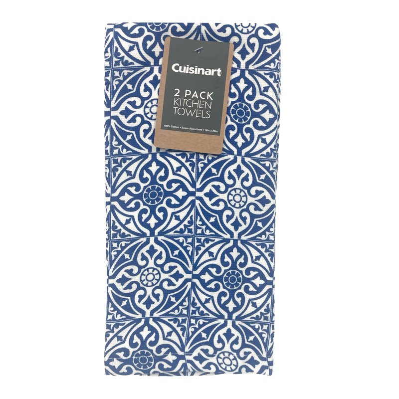Oversized Kitchen Towels - 2 Pack, 100% Cotton, 18x28"
