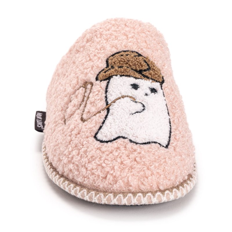 MUK LUKS Women's Punch Needle Slippers Cowgirl Ghost S (5-6) Fall Halloween Novelty