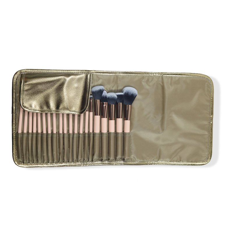 21-Piece Professional Makeup Brush Set - Soft Synthetic Face & Eye Brushes