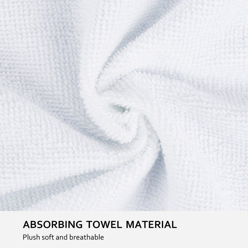 White Flower Travel Beach Towel - Premium Printed Cotton 28x58 Inches - 1 Pack - Variation of THIS listing
