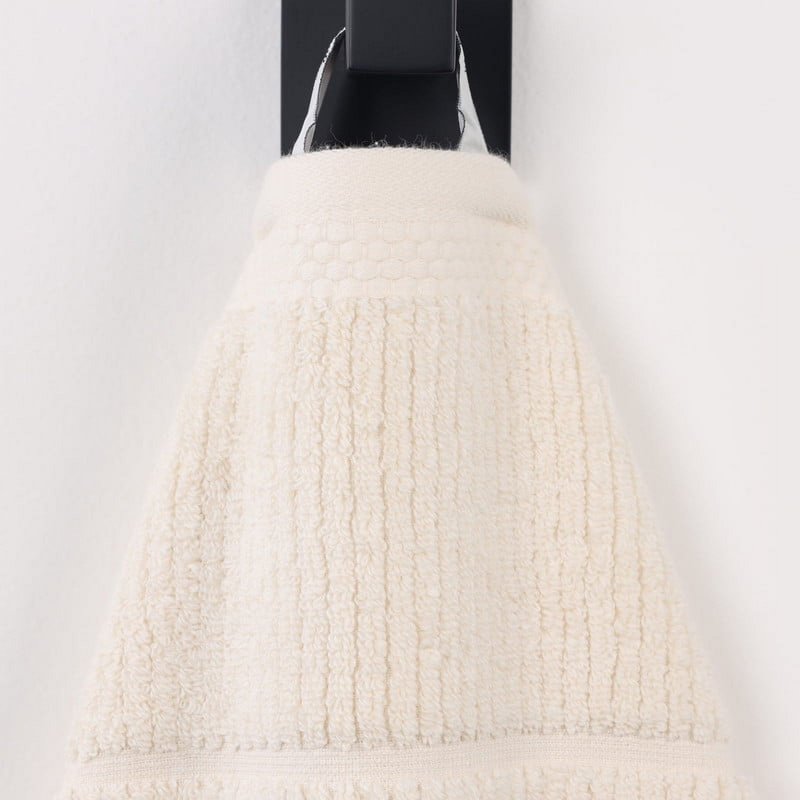 Ivory 2 Pack Bath Towels - Superior Milo Smart Twist Cotton & Viscose Blend