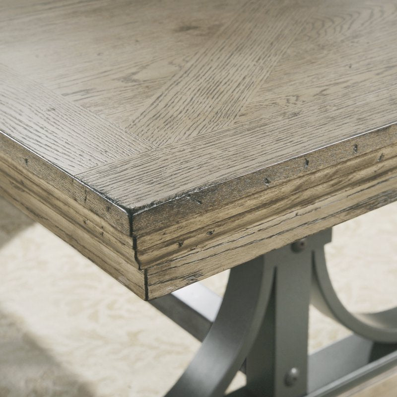 Birmingham 9-Piece Dining Set - Extendable Table with Side Chairs Only - Driftwood Finish