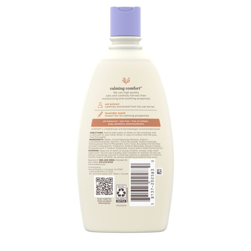 Calming Comfort Baby Bath & Body Wash - Lavender & Vanilla, 12 fl oz