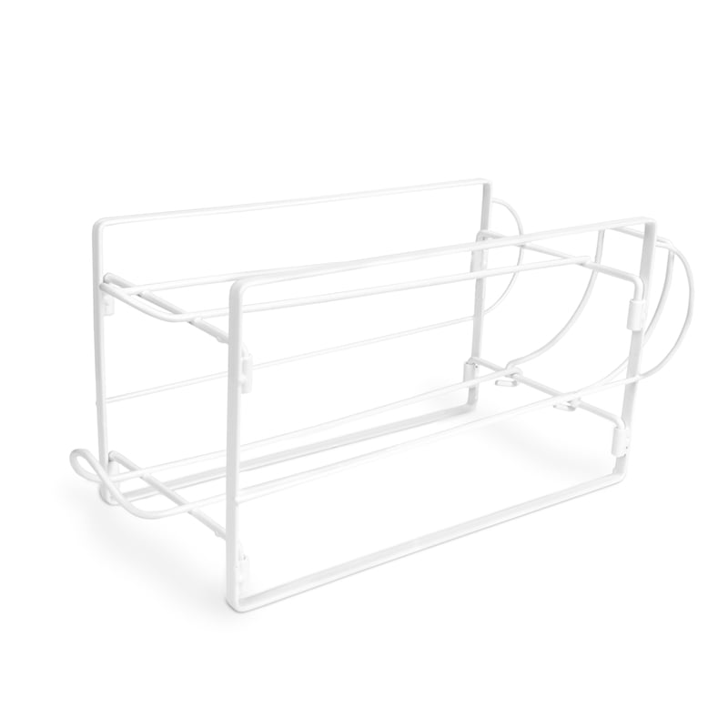 2 Pack 2-Tier Beverage Dispenser Stand - White Drink Organizer