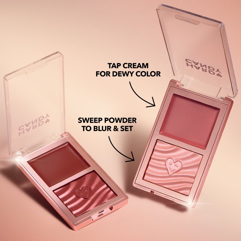 Cream & Powder Blush Duo - Warm Terracotta Long-Lasting Cheek Color