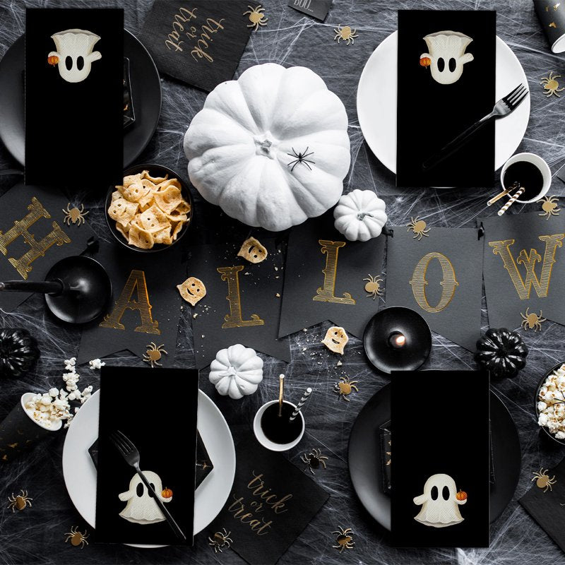Halloween Paper Napkins 100PCS - TypeH Vibrant Disposable Party Tableware