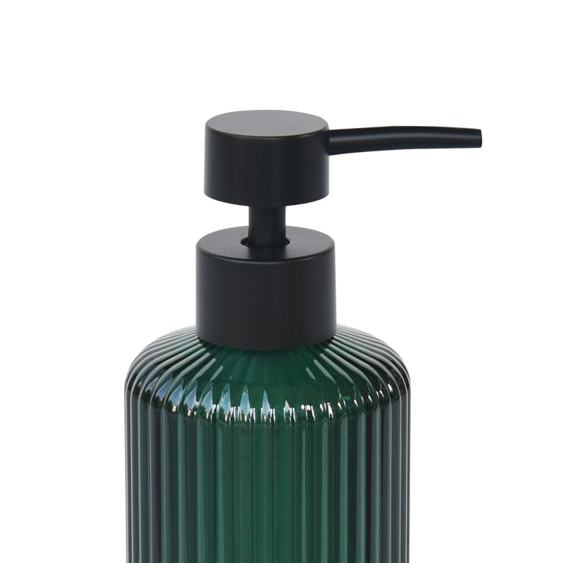 Green Plastic Soap & Lotion Pump Dispenser 14 oz - Mainstays
