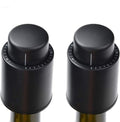 2 Pack Wine Bottle Stopper Vacuum with Time Scale Record, Vacuum Champagne Stoppers, Reusable Wine Preserver Bottle Saver, Wine Corks Keep Fresh, Fits Any Bottle