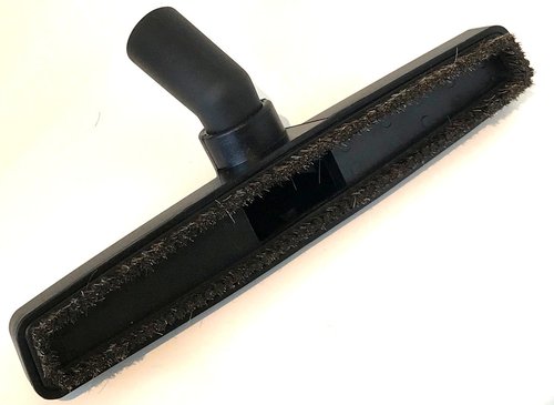 MP Maresh Products Genuine Deluxe Brush Attachment - Horse Hair Brush, Wet Dry Vacuum Cleaner, Central Vacuum System Parts & Accessories, Dust Floor, 32mm Standard Size - Black (12 Inch)