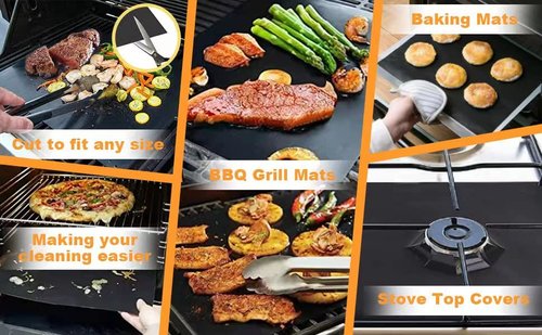 Non-stick Reusable Air Fryer Oven Liners for Ninja DT201 Air Fryer Oven Ninja DT251(2+2pcs)