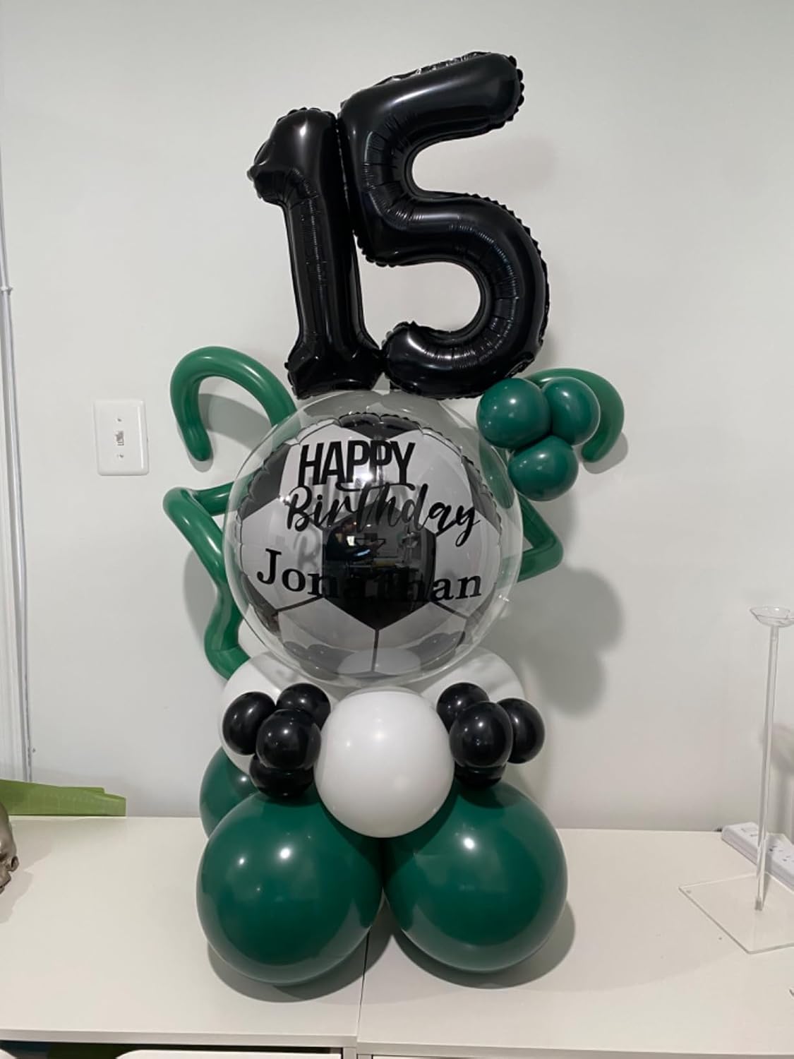 Skiennix 40-Inch Balloon Numbers | Big Black Number Balloons for 5th Birthday & Wedding Decor