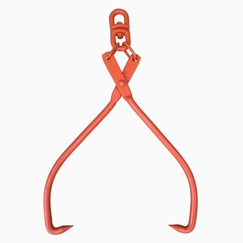 Skidding Tongs Log Lifting/Swivel Dragging Steel Tongs Log Lifting, Handling, Dragging & Carrying Tool / 32" Jaw Opening (32"-Double Swivel)
