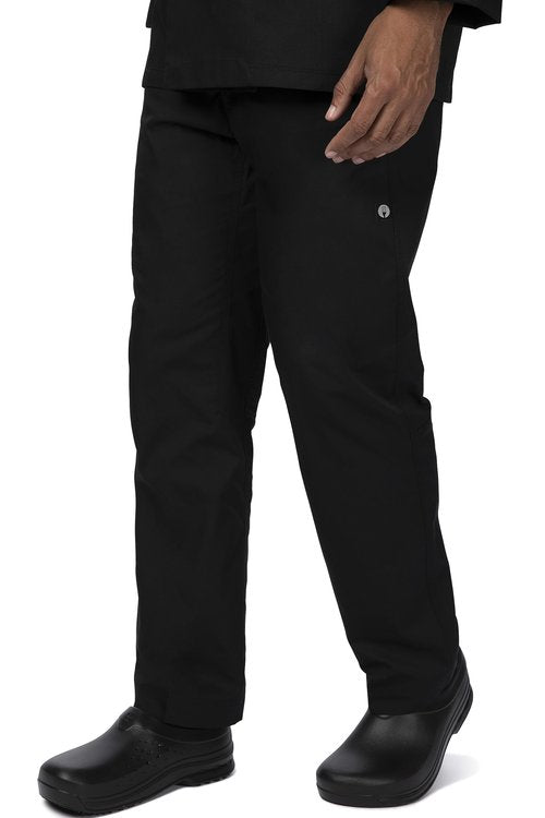 Chef Works Unisex Sustainable Lightweight Pants, Black, Small