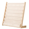 YCWSPEMR 6-Tier Kids Bookshelf – Child-Safe Wooden Book Shelf with Cotton Linen Fabric, Holds 100+ Books, Baby Bookshelf & Toddler Bookcase Organizer for Nursery, Playroom & Kids Rooms