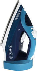 BLACK+DECKER Steam Iron - 1200W with Retractable Cord, Vertical Steaming & Anti-Drip Design