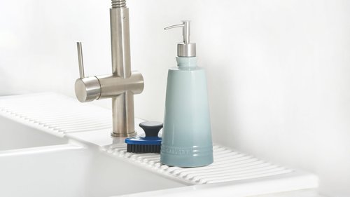 Le Creuset Stoneware Signature Soap Dispenser, 20 oz., Sea Salt