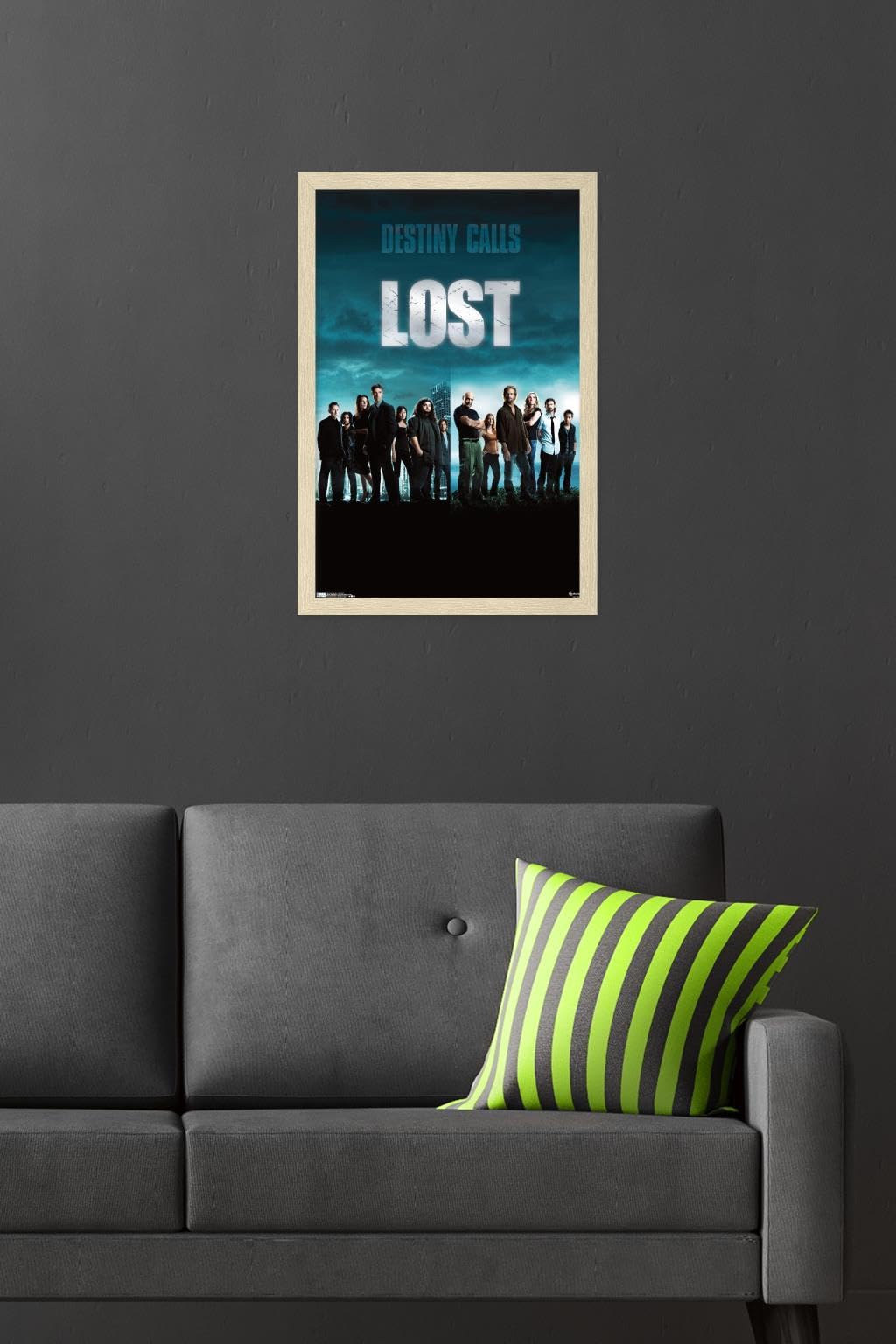 Lost: Season 5 - One Sheet Wall Poster, 22.4L" x 14.7W", Blonde Framed Version
