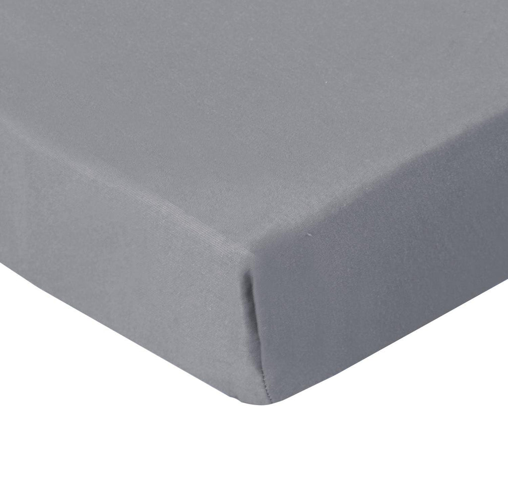 Square Playard/Playpen Fitted Sheets, Perfect for New Room2 / TotBloc Portable Playard, 2 Pack, Ultra Soft Microfiber, Fitted Playpen Sheet, Grey.