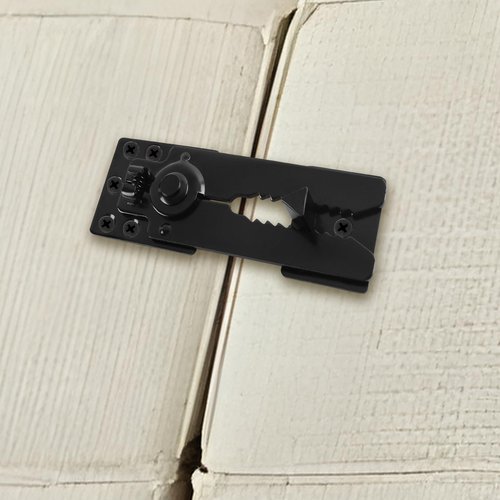 HOWDIA Black Sectional Connectors Couch Connectors with Screws Heavy-Duty Couch Connector for Sliding Sofas, Keep Your Sectional Sofa Together, Easy Installation 2 Pack