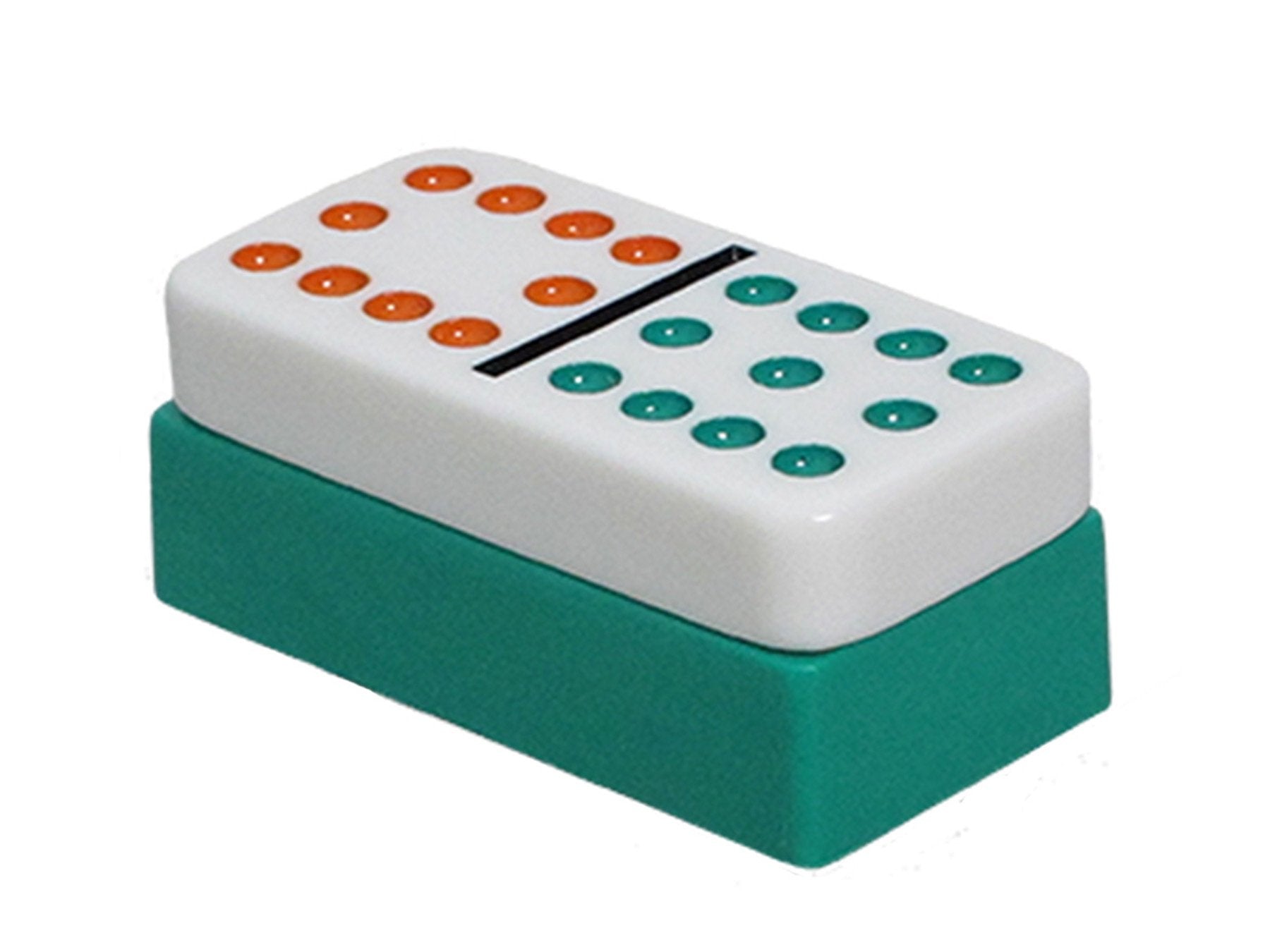 Domino Size Magnet 5 Set for Fridge, Office, Metal Surfaces Holds Memos, Photos, Calendars, Artwork, Building Plans, Maps