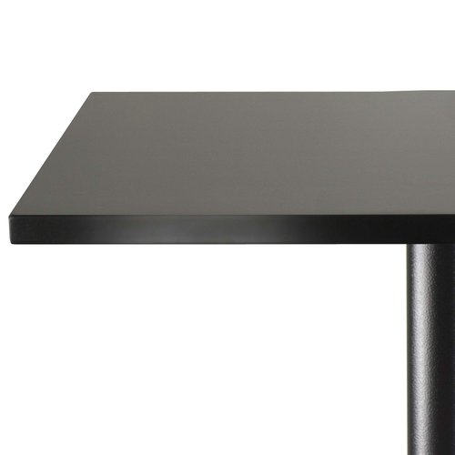 Winsome Obsidian Tall Square Dining Table, for Kitchen, Dining Room, 35", Black
