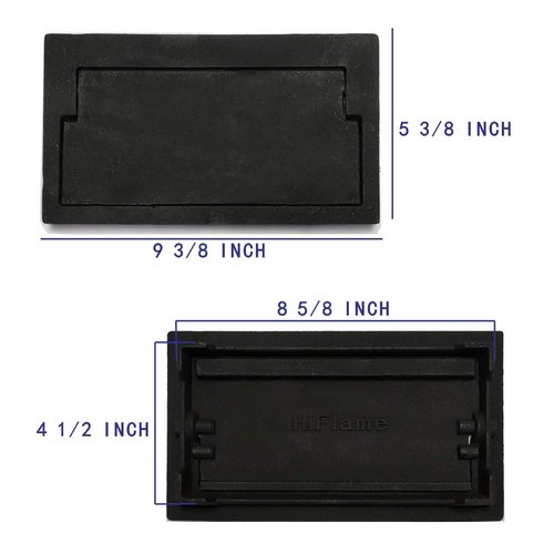 Hi Flame Coated Sand Casting Cast Iron Fireplace Ash Dump Door