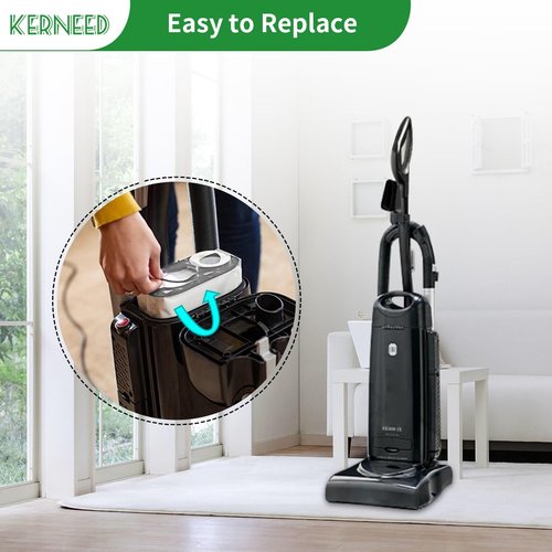 8 Pack HEPA R25 Vacuum Cleaner Bags Compatible for Riccar R25 Series R25S, R25D, R25P Upright Vacuums, #Part R25HC-6