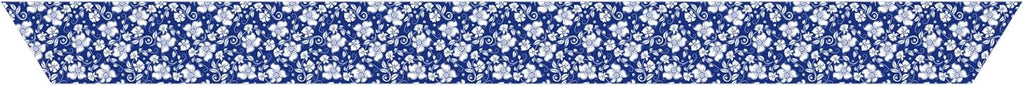 Skiennix Wreath Sash - Reversible Chinoiserie Decor for Monogram Garland | 2 Pcs Blue Style for Indoor/Outdoor Use