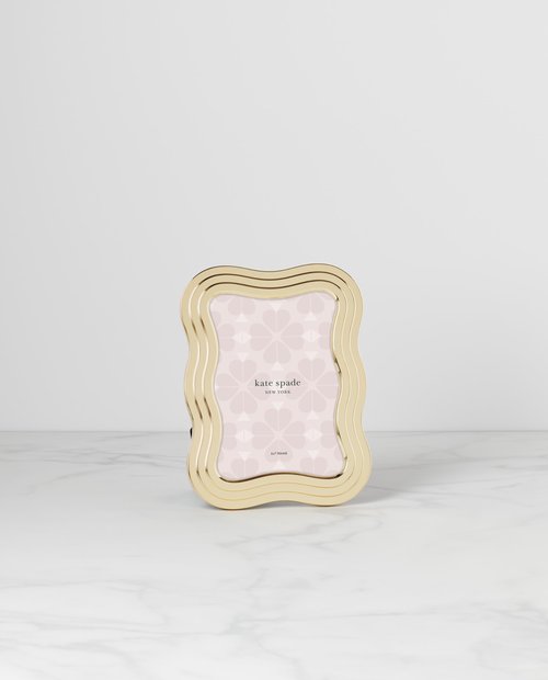 Kate Spade New York Gold South Street 5" X 7" Wavy Frame, 1.00 LB