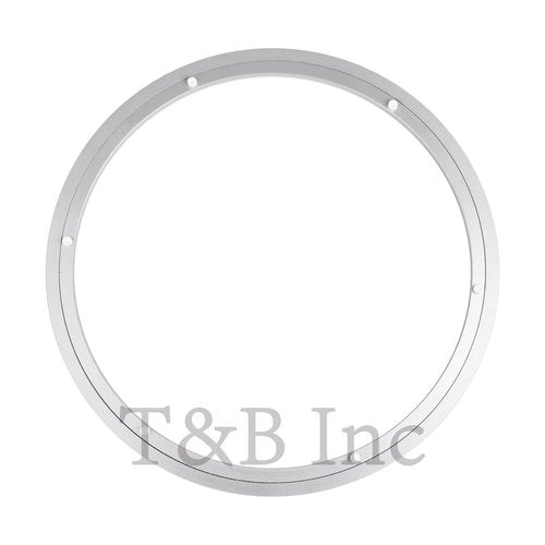 TamBee 18 Inch Lazy Susan Hardware Kit - Heavy Duty Aluminum Turntable Bearing with Metal Rotating Ring Mechanism Lazy Susan Parts for Puzzle Boards, DIY Projects (Base Only)