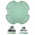 Silicone Heat Resistant mat for Ninja Crispi Air Fryer,Heat-Insulating Accessories Compatible with Ninja crispi FN101 containers,Kitchen Air Fryer Trivet (Sage Green)