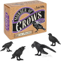 Archie McPhee Murder of Crows Figures - Unique Set of 4 Decorative Collectibles
