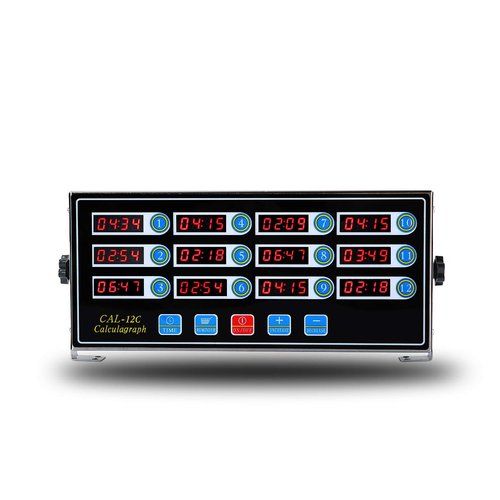 BIZOEPRO Kitchen Timers for Cooking, 12 Channel, Commercial Grade, Stainless Steel, LED Digital, Loud Alarm