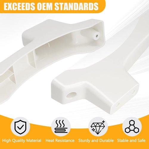 Criditpid WBL100 Heater Legs Support for Dyna Glo and Comfort Glow Heater, Vent-Free Wall Heater Base Legs Stand Bracket, Floor Mounting Kit, Replacement Dyna Glo WBL100 Heater Legs Parts, 2-Pack