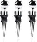 Wine Bottle Stopper 3PCS Wine Stoppers for Wine Bottles Wine Stoppers Bottle Stopper Silicone Wine Bottle Stopper Wine Toppers for Wine Bottles for Home, Hotel, Club, Bar Venues