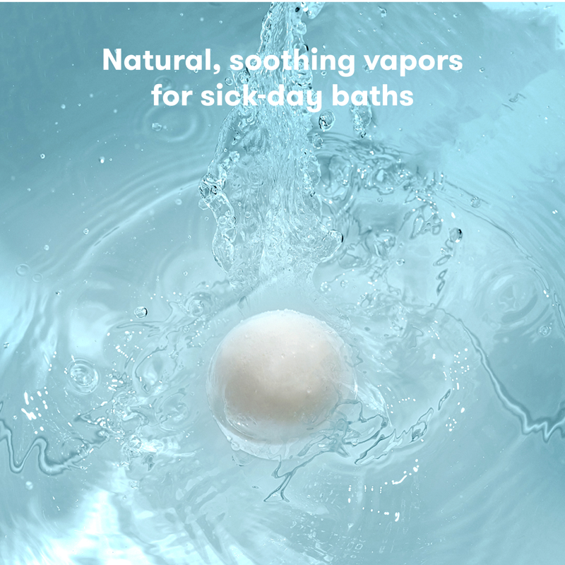 Natural Vapor Bath Bombs with Eucalyptus & Lavender - 10 Count