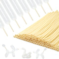 PIGETALE 100Pcs Clear 260 Balloons - Transparent Long Latex Twisting Balloons for Party Decor