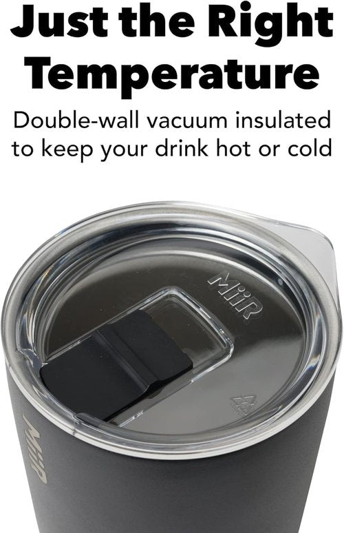 MiiR Tumbler - 12oz Insulated Stainless Steel Cup | Splash Proof Design for Hot & Cold Beverages