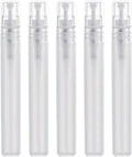 KINBOM Perfume Atomizers - 5 Pack of 10ml Refillable Spray Bottles for Travel | Matte Plastic Design