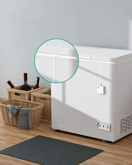 MOCREO WiFi Thermometer Freezer Alarm, Email Alert, App Notification, Data Record Export, No Subscription Fee, 2 Remote Wireless Temperature Sensors for Refrigerator, Freezer, Hot Tub