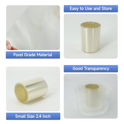 Urxirha 2 Pack Cake Collars 2inch × 394inch, Transparent Acetate Sheets for Baking, Clear Cake Strips Cake Rolls for Cake Decorating