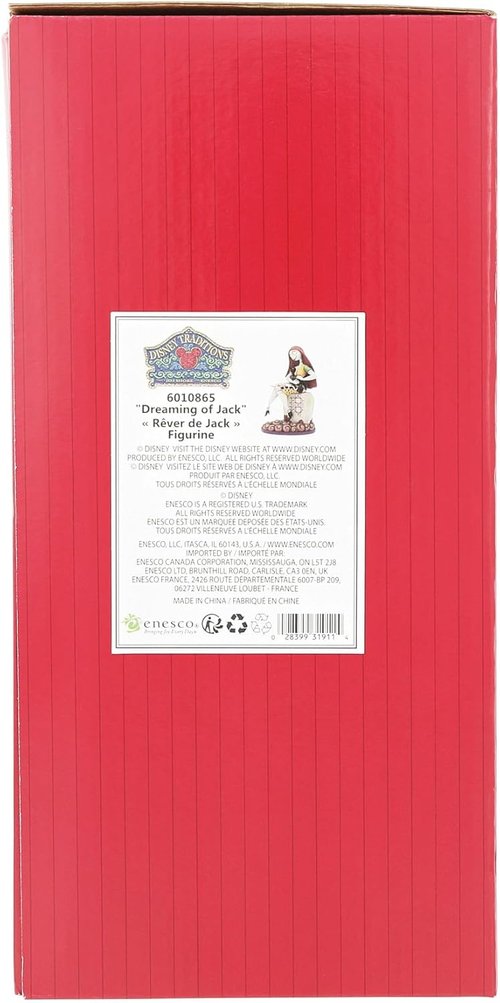 Enesco Jim Shore Nightmare Before Christmas Figurine - Sally & Cat on Gravestone | 8 Inch, Multicolor