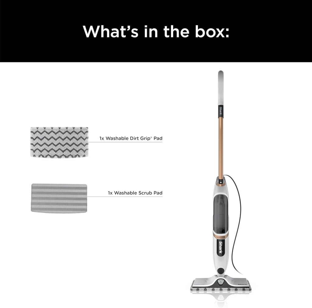 Shark SteamSpot Steam Mop - Lightweight Steam Cleaner with 3 Modes & XL Water Tank | Ideal for Sealed Hard Floors