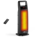 JRD 24" Fast Electric Space Heater with Remote, 75° Oscillation, 1-8H Timer, Thermostat, Safe Protection, 1500W Portable Heater for Indoor Use, Large Room Bedroom Office