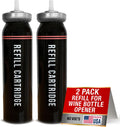 [2 Pack] Berkland Refill for CORK POPS® Wine Bottle Opener - Non-VOC Cartridges, Filled in The USA - Compatible with LEGACY™, ORIGINAL™ and All Other Models- Environmentally Friendly - No Taste/Smell